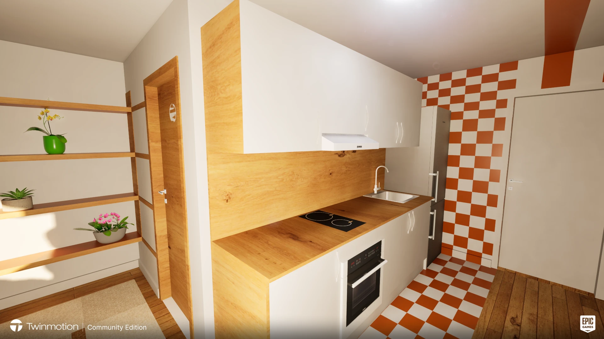 Maquette_3D_cuisine_orange